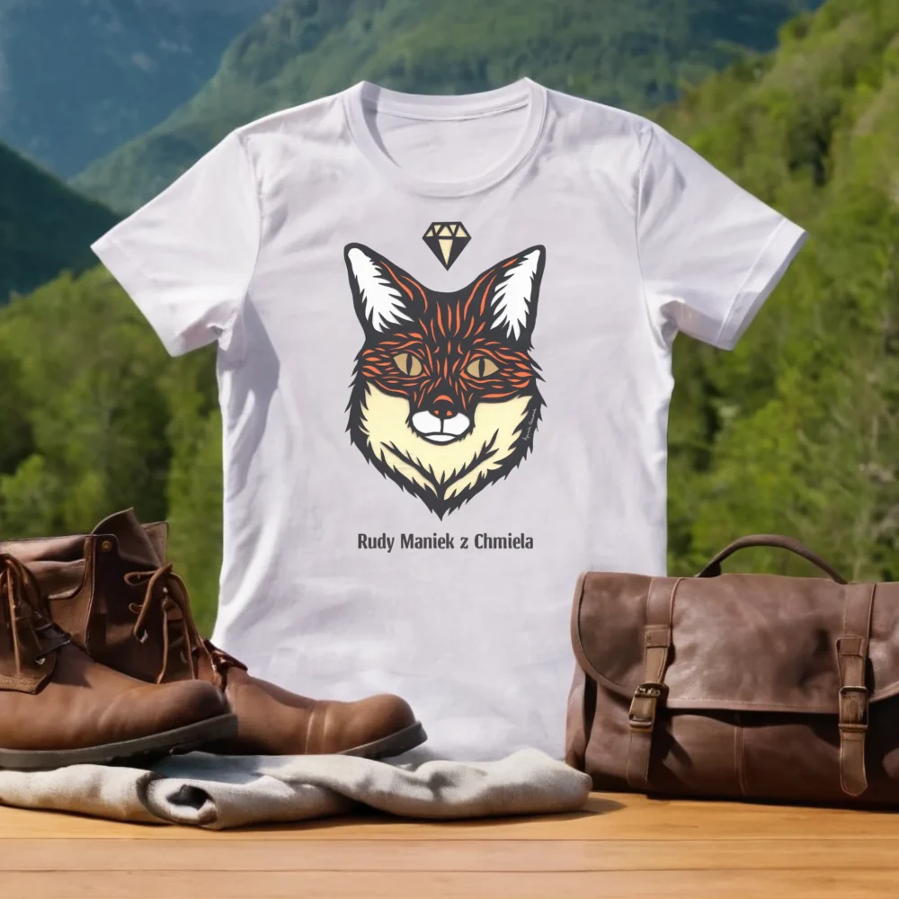 Scalpe Love Koszulka T-shirt Męska Lis Chiński Rudy Maniek z Chmiela