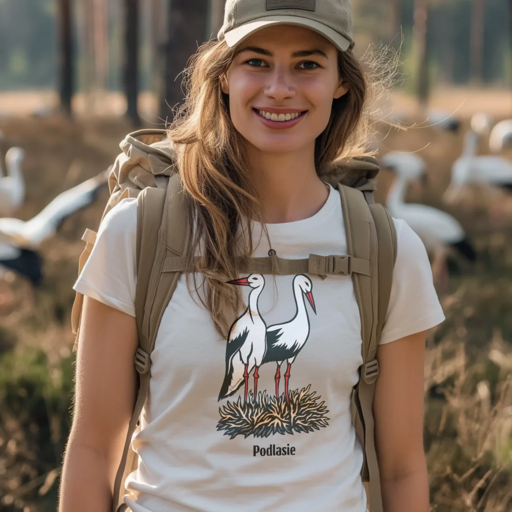 Scalpe Love Koszulka T-shirt Damska Bociany Podlasie